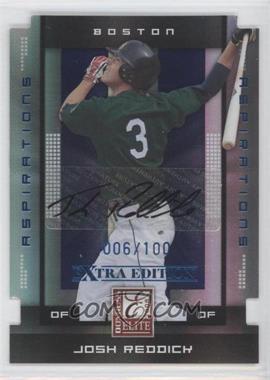 2008 Donruss Elite Extra Edition - [Base] - Aspirations Die-Cut Autographs #59 - Josh Reddick /100