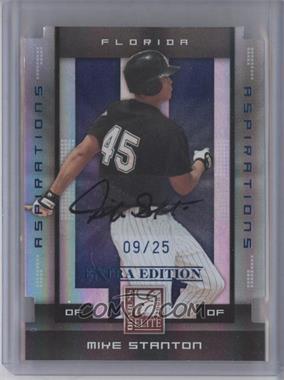 2008 Donruss Elite Extra Edition - [Base] - Aspirations Die-Cut Autographs #74 - Giancarlo Stanton (Mike on Card) /25