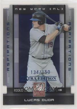 2008 Donruss Elite Extra Edition - [Base] - Aspirations Die-Cut #145 - Lucas Duda /150