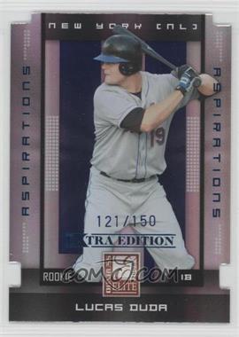 2008 Donruss Elite Extra Edition - [Base] - Aspirations Die-Cut #145 - Lucas Duda /150