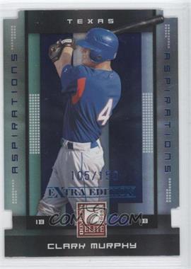 2008 Donruss Elite Extra Edition - [Base] - Aspirations Die-Cut #21 - Clark Murphy /150