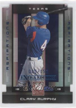 2008 Donruss Elite Extra Edition - [Base] - Aspirations Die-Cut #21 - Clark Murphy /150