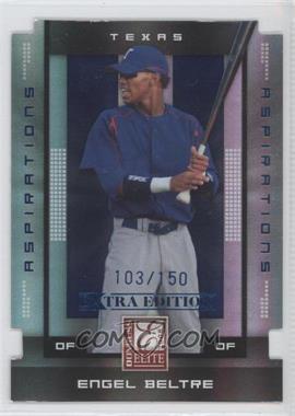 2008 Donruss Elite Extra Edition - [Base] - Aspirations Die-Cut #34 - Engel Beltre /150