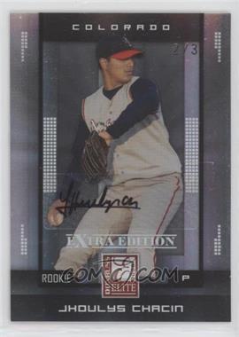 2008 Donruss Elite Extra Edition - [Base] - Black Box #131 - Jhoulys Chacin /2