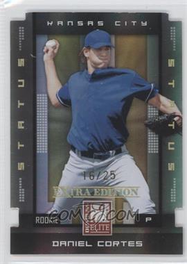 2008 Donruss Elite Extra Edition - [Base] - Status Gold Die-Cut #117 - Daniel Cortes /25