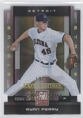 2008 Donruss Elite Extra Edition - [Base] - Status Gold Die-Cut #159 - Ryan Perry /25