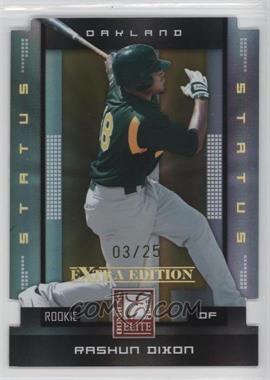 2008 Donruss Elite Extra Edition - [Base] - Status Gold Die-Cut #192 - Rashun Dixon /25