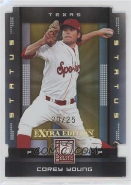 2008 Donruss Elite Extra Edition - [Base] - Status Gold Die-Cut #26 - Corey Young /25