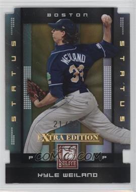 2008 Donruss Elite Extra Edition - [Base] - Status Gold Die-Cut #66 - Kyle Weiland /25