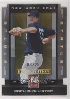 Zach McAllister [Noted] #/25