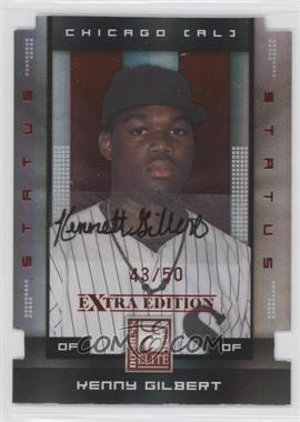 2008 Donruss Elite Extra Edition - [Base] - Status Red Die-Cut Autographs #62 - Kenny Gilbert /50