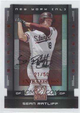 2008 Donruss Elite Extra Edition - [Base] - Status Red Die-Cut Autographs #88 - Sean Ratliff /50