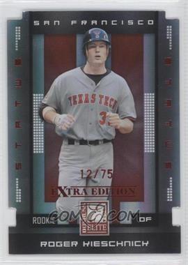 2008 Donruss Elite Extra Edition - [Base] - Status Red Die-Cut #173 - Roger Kieschnick /75