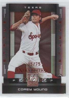 2008 Donruss Elite Extra Edition - [Base] - Status Red Die-Cut #26 - Corey Young /75
