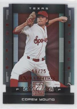 2008 Donruss Elite Extra Edition - [Base] - Status Red Die-Cut #26 - Corey Young /75