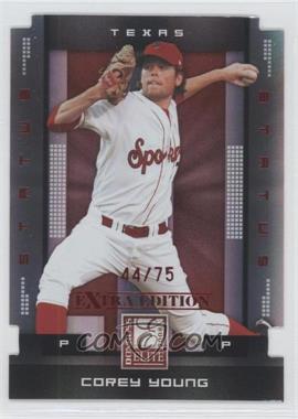 2008 Donruss Elite Extra Edition - [Base] - Status Red Die-Cut #26 - Corey Young /75