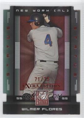 2008 Donruss Elite Extra Edition - [Base] - Status Red Die-Cut #96 - Wilmer Flores /75