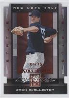 Zach McAllister #/75