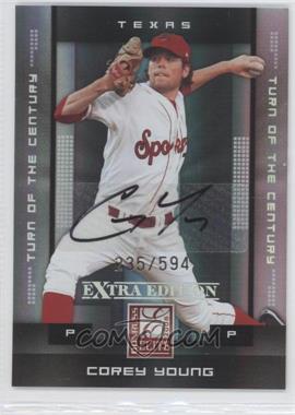 2008 Donruss Elite Extra Edition - [Base] - Turn of the Century Autographs #26 - Corey Young /594