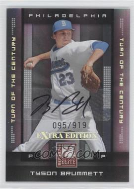 2008 Donruss Elite Extra Edition - [Base] - Turn of the Century Autographs #31 - Tyson Brummett /919