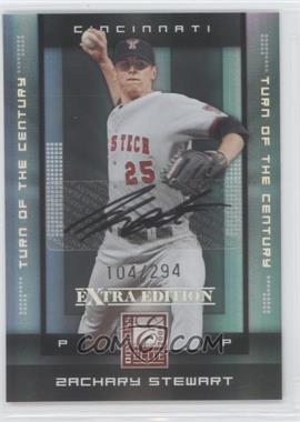 2008 Donruss Elite Extra Edition - [Base] - Turn of the Century Autographs #99 - Zachary Stewart /294