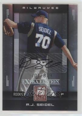 2008 Donruss Elite Extra Edition - [Base] #154 - R. J. Seidel /819