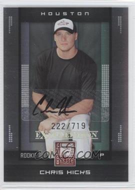 2008 Donruss Elite Extra Edition - [Base] #191 - Chris Hicks /719