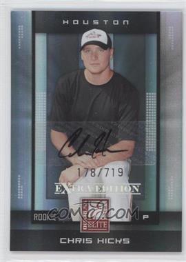 2008 Donruss Elite Extra Edition - [Base] #191 - Chris Hicks /719