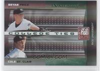 Bryan Price, Cole St. Clair #/1,500