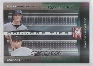 2008 Donruss Elite Extra Edition - College Ties - Green #CTC-22 - Roger Kieschnick, Zachary Stewart /1500