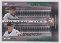 Joe Savery, Bryan Price #/1,500