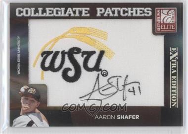 2008 Donruss Elite Extra Edition - Collegiate Patches #CP-31 - Aaron Shafer /250