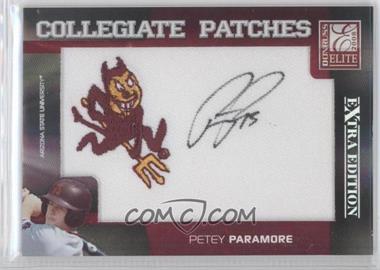 2008 Donruss Elite Extra Edition - Collegiate Patches #CP-45 - Petey Paramore /250