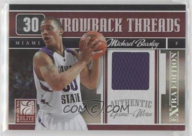 2008 Donruss Elite Extra Edition - Throwback Threads #TTS-11 - Michael Beasley /500