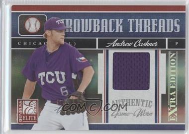 2008 Donruss Elite Extra Edition - Throwback Threads #TTS-3.1 - Andrew Cashner (Serial numbered) /500