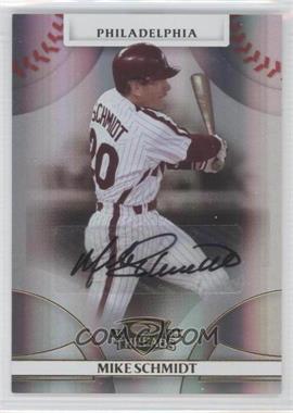 2008 Donruss Threads - [Base] - Gold Signatures #38 - Mike Schmidt /50