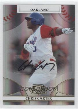 2008 Donruss Threads - [Base] - Gold Signatures #52 - Chris Carter /499