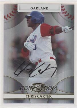 2008 Donruss Threads - [Base] - Gold Signatures #52 - Chris Carter /499