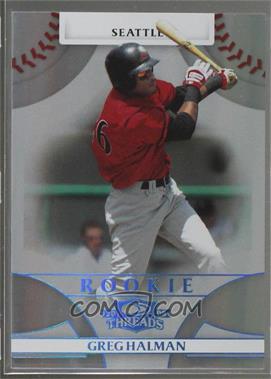 2008 Donruss Threads - [Base] - Platinum Century Proof #142 - Rookie - Greg Halman /25 [Noted]