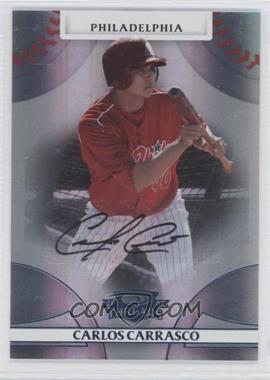 2008 Donruss Threads - [Base] - Platinum Signatures #85 - Carlos Carrasco /25