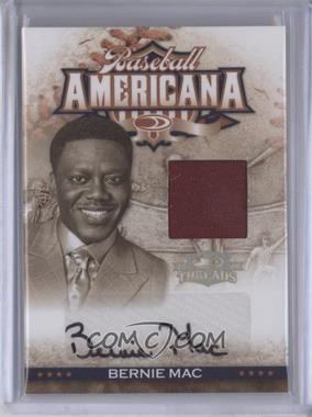 2008 Donruss Threads - Baseball Americana - Materials Signatures #BA-27 - Bernie Mac /100