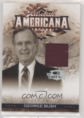 2008 Donruss Threads - Baseball Americana - Materials #BA-50 - George Bush /500