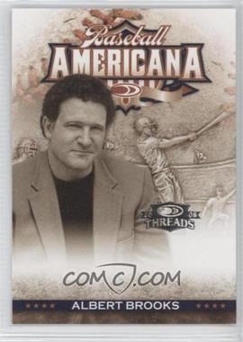 2008 Donruss Threads - Baseball Americana #BA-30 - Albert Brooks /500