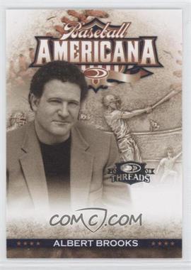 2008 Donruss Threads - Baseball Americana #BA-30 - Albert Brooks /500