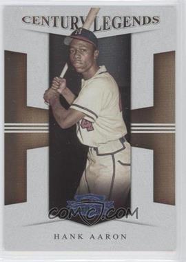 2008 Donruss Threads - Century Legends - Century Proof #CL-3 - Hank Aaron /100