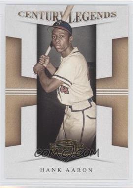 2008 Donruss Threads - Century Legends #CL-3 - Hank Aaron