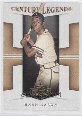 2008 Donruss Threads - Century Legends #CL-3 - Hank Aaron