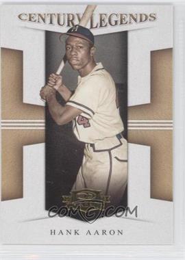 2008 Donruss Threads - Century Legends #CL-3 - Hank Aaron