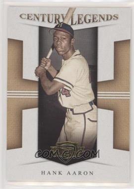 2008 Donruss Threads - Century Legends #CL-3 - Hank Aaron