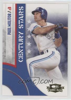 2008 Donruss Threads - Century Stars #CS-14 - Paul Molitor